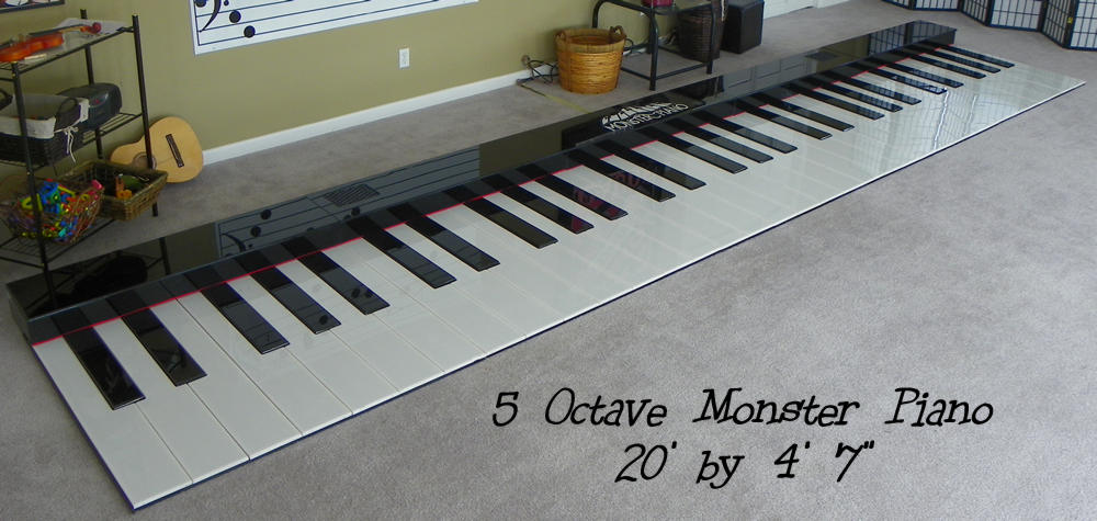 Monster Piano Sizes